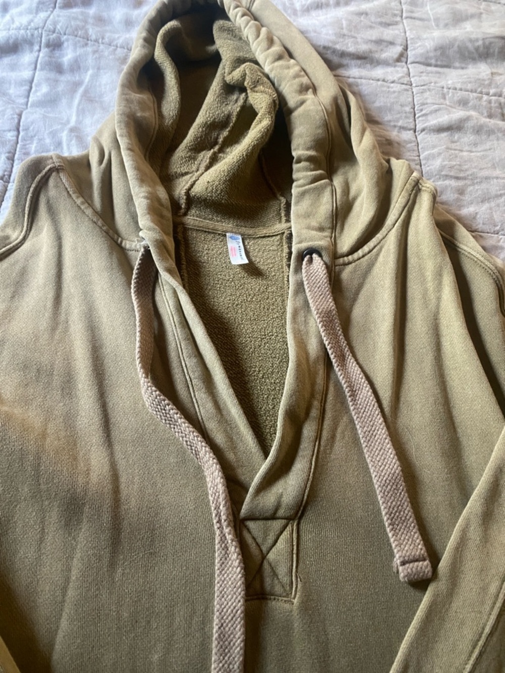 FP movement long hoody dress with side zips. - Picture 5 of 8